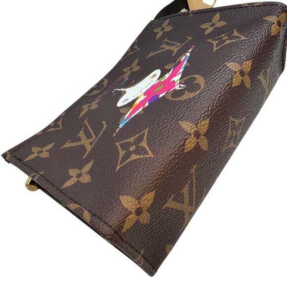 Louis Vuitton Murakami Bag LV x TM Trio Toiletry Pouch 15 Onionhead Monogram - Picture 11 of 13